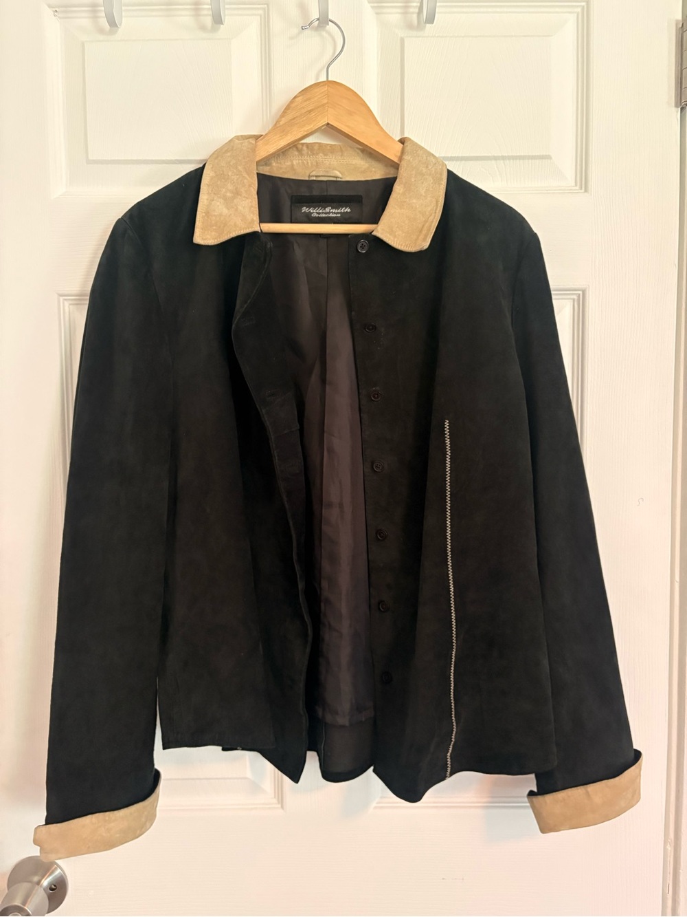 Willi Smith Collection Suede Chore Coat